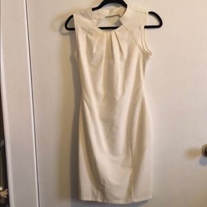 Sheath dress (off-white)